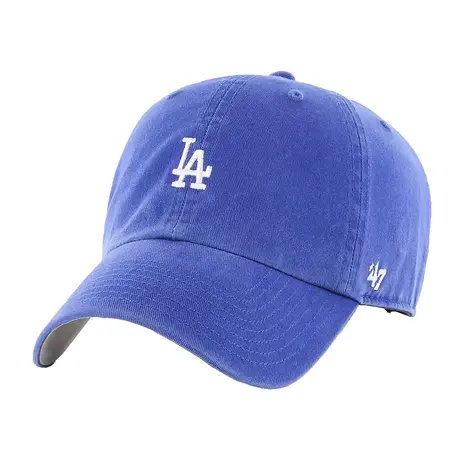 Los Angeles Dodgers Base Runner Royal Blue - Sports Mini Burned Cap Logo
