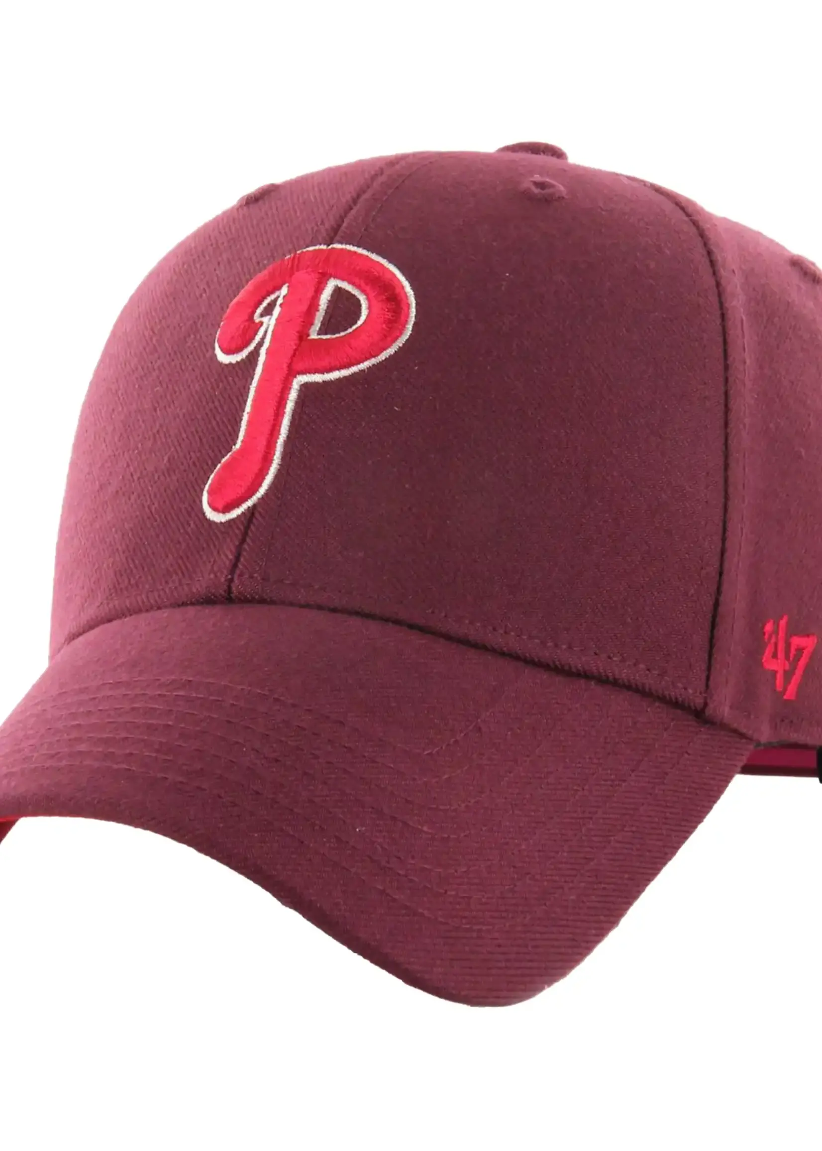 47 Brand Philadelphia Phillies MVP Cap Dark Maroon