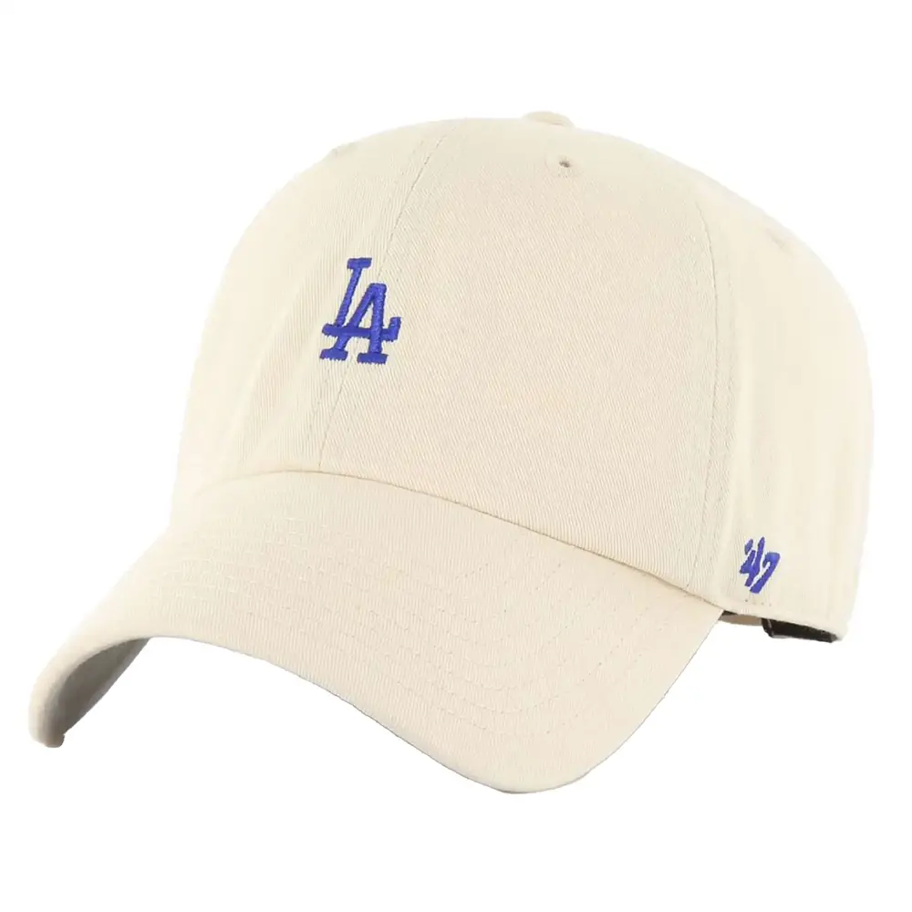 47 Brand Los Angeles Dodgers Base Runner Mini Logo Cap Khaki