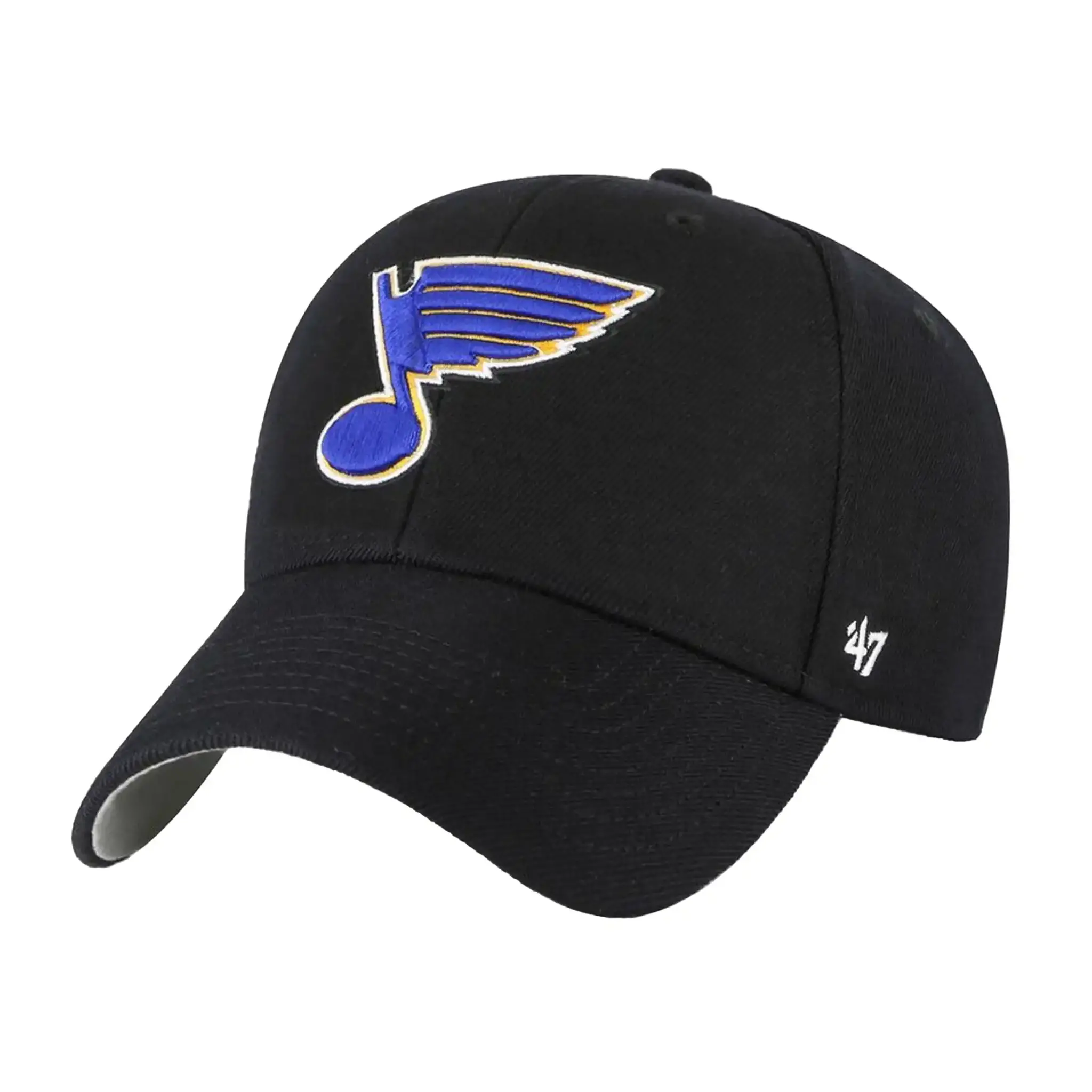 St Louis Blues 47Brand MVP Adjustable NHL Black Team Cap