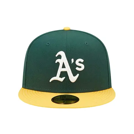 New Era MLB 9Fifty Oakland Athletics Cap (green/yellow)