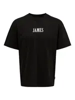 Only & Sons LeBron James Celebrity Relax Tee Zwart