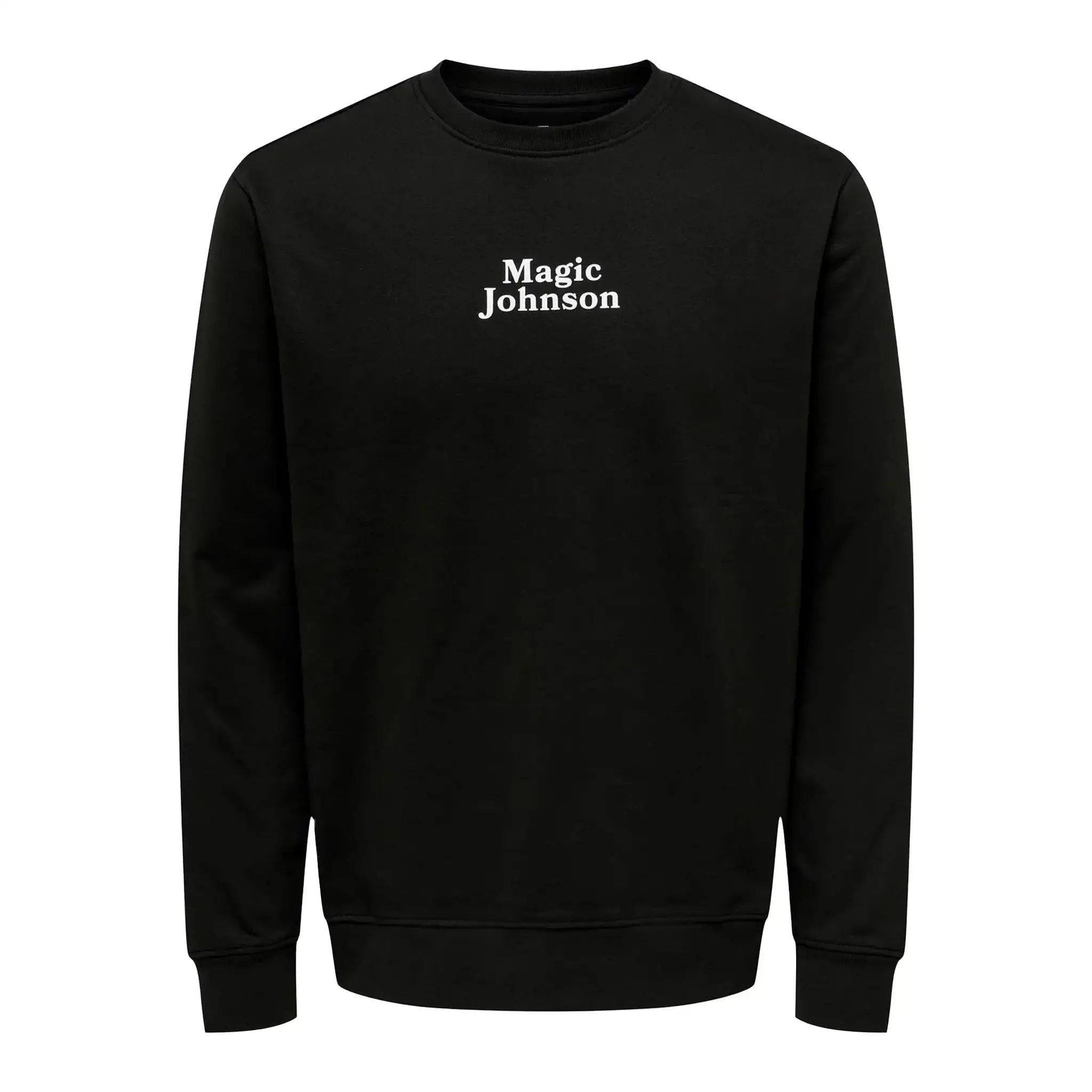 Only & Sons Magic Johnson Celebrity Crewneck Black