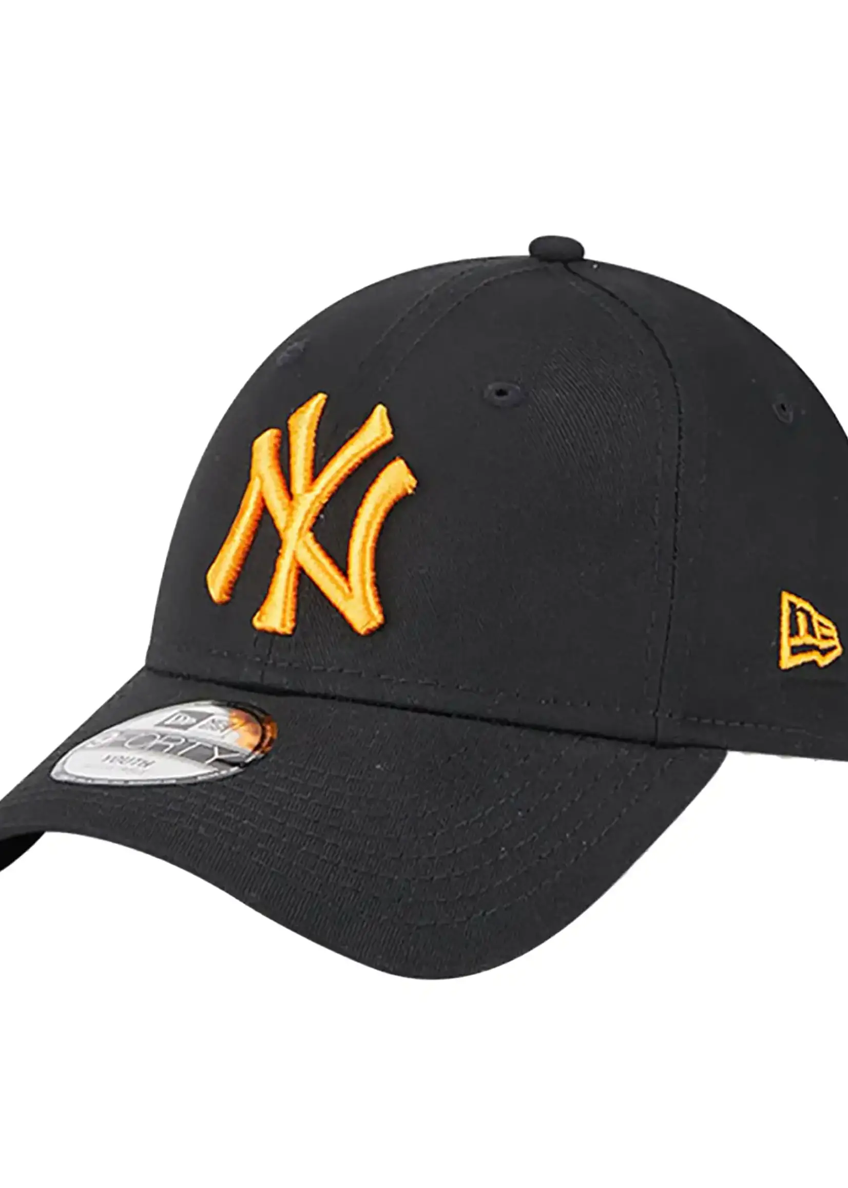 New Era New York Yankees  9Forty Youth Cap Black Orange