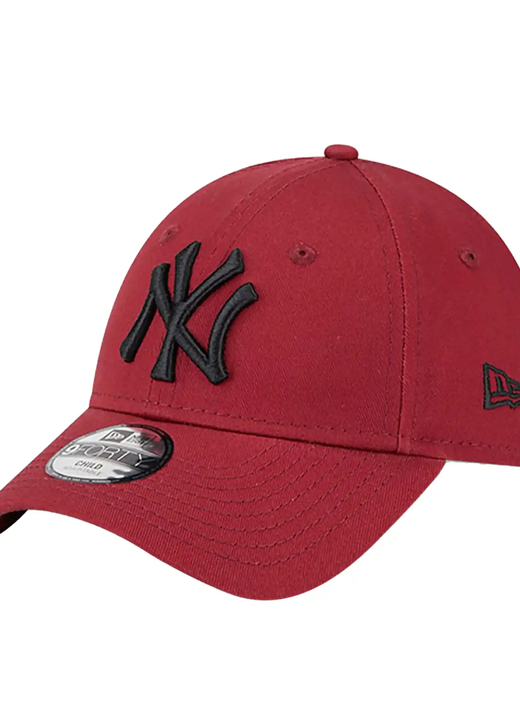 New Era New York Yankees  9Forty Youth Cap Wine Red Black