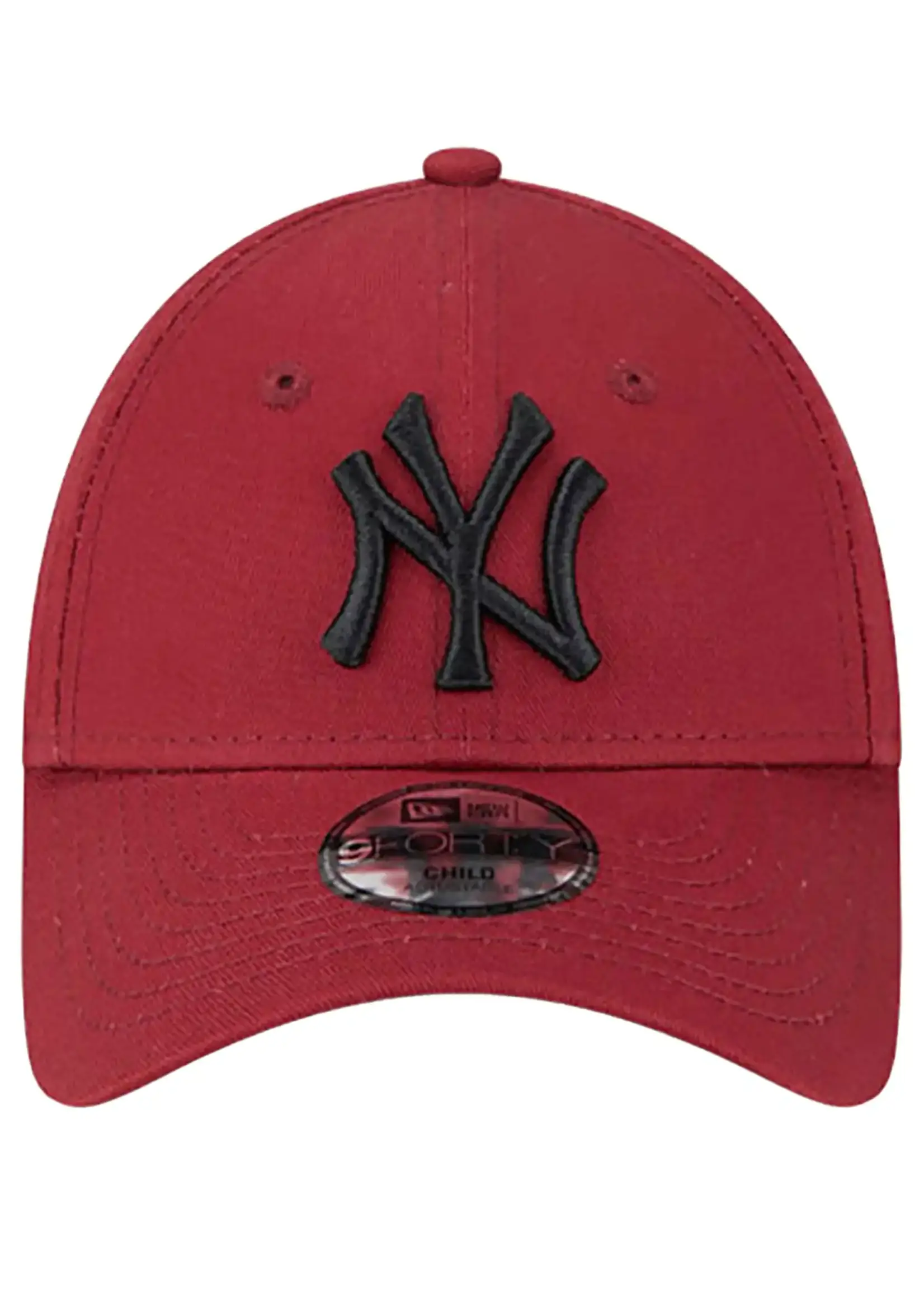 New Era New York Yankees  9Forty Youth Cap Wine Red Black