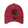 New Era New York Yankees 9Forty Youth Cap Wine Red Black New Era New York Yankees 9Forty Youth Cap Wine Red Black