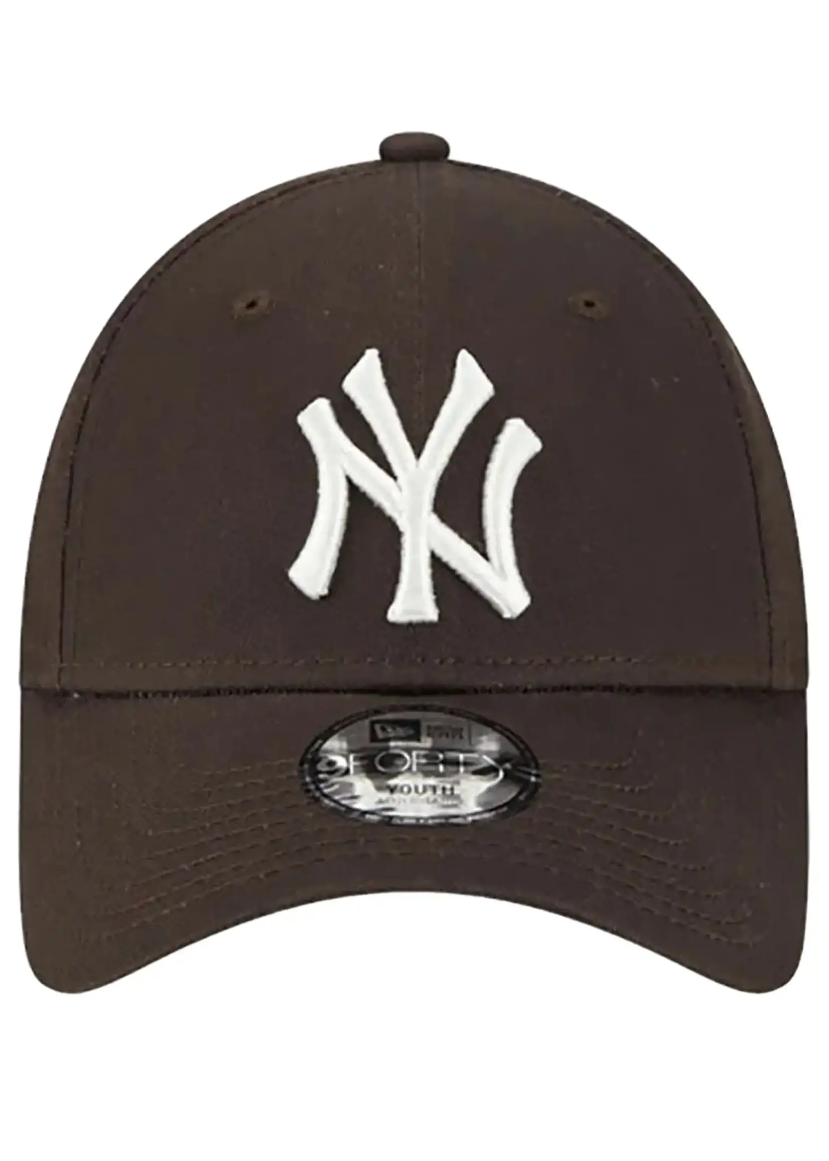 New Era New York Yankees  9Forty Youth Cap Brown White