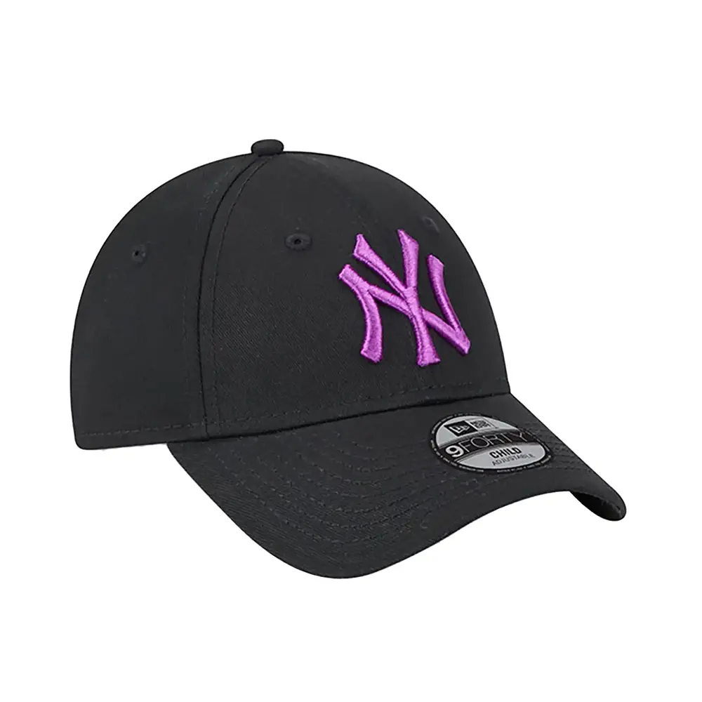 New York Yankees MLB 9Forty Child Black Purple - Burned Sports