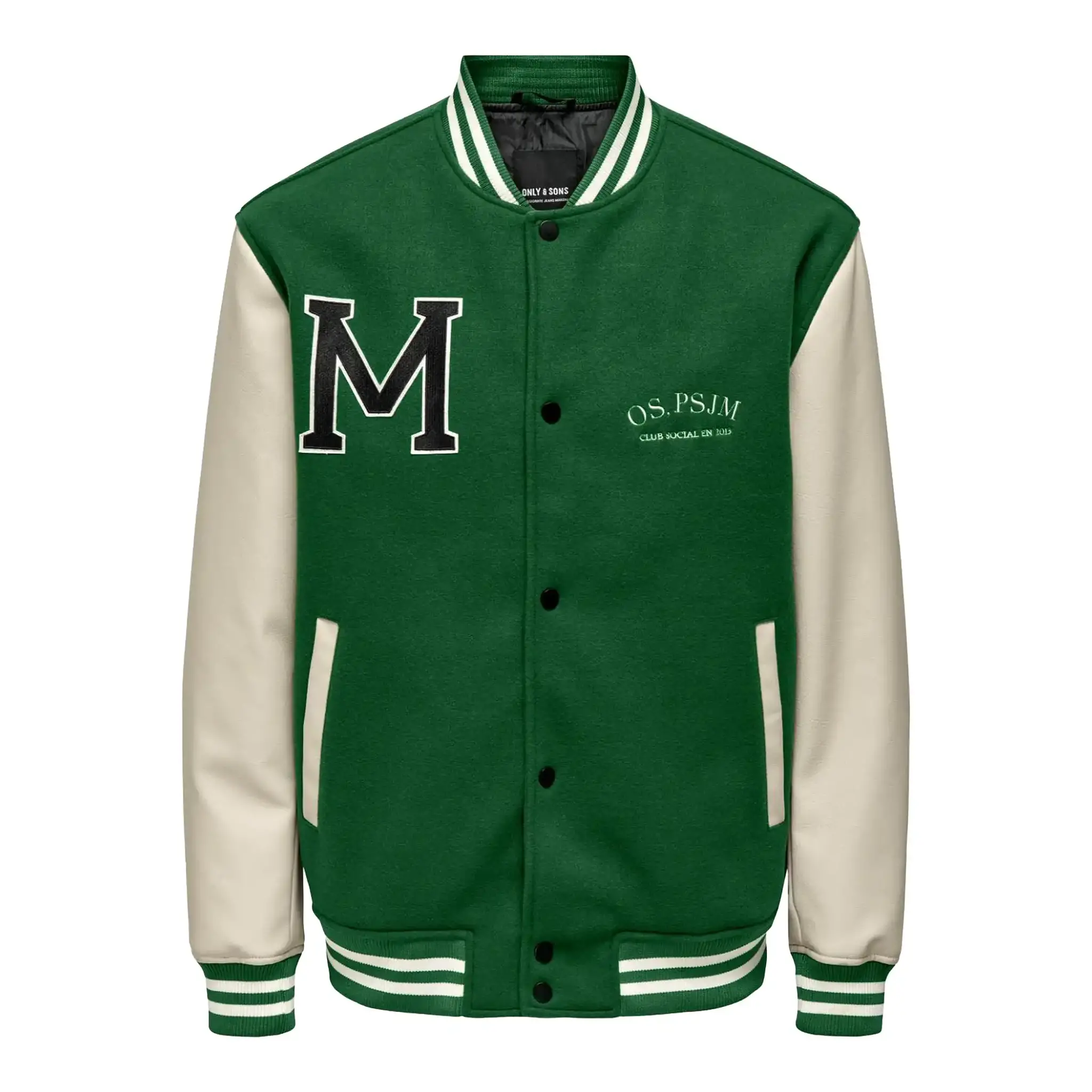 Jay Varsity Jacket Green Burned Sports