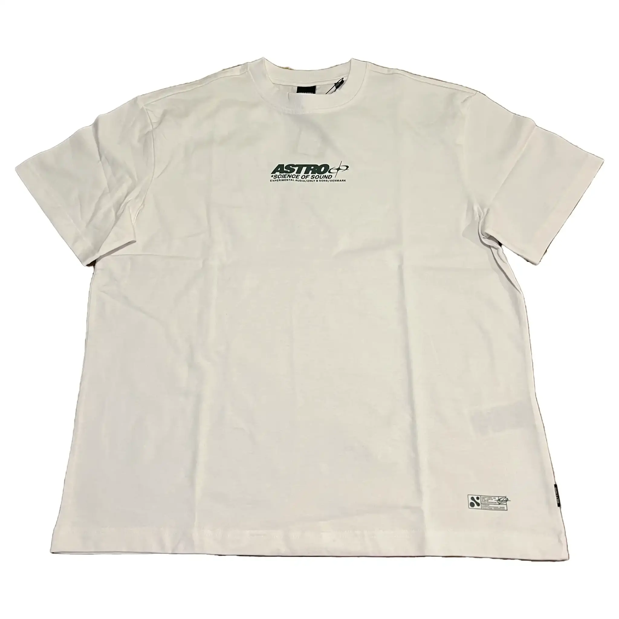 Only & Sons Astoria Astro Oversized Tee White Green