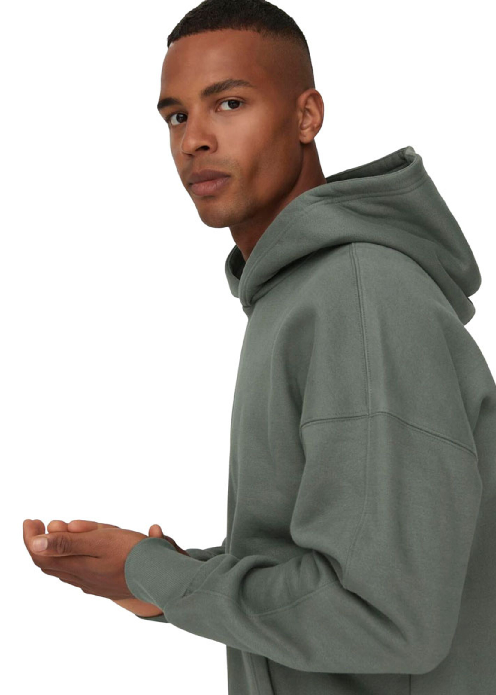 Only & Sons Den Life Relaxed Heavy Sweat Hoodie Castor Gray