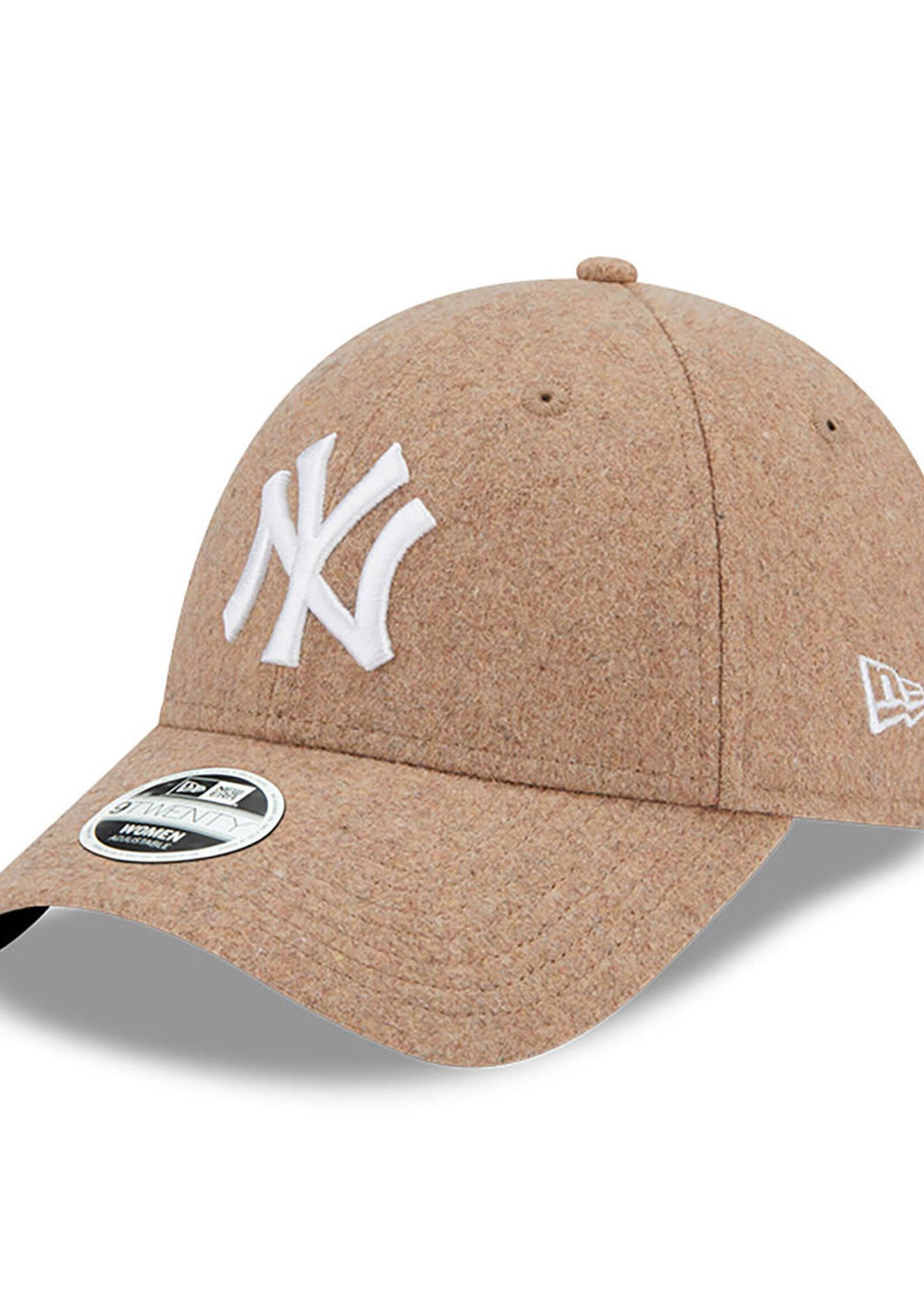 New Era New York Yankees Wool Womens 9Forty Adjustable Cap Beige