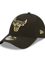 New Era Chicago Bulls Metallic 9Forty Black Gold