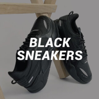 Black sneakers