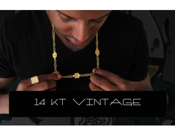 14 karaat goud - vintage sieraad (occasion)