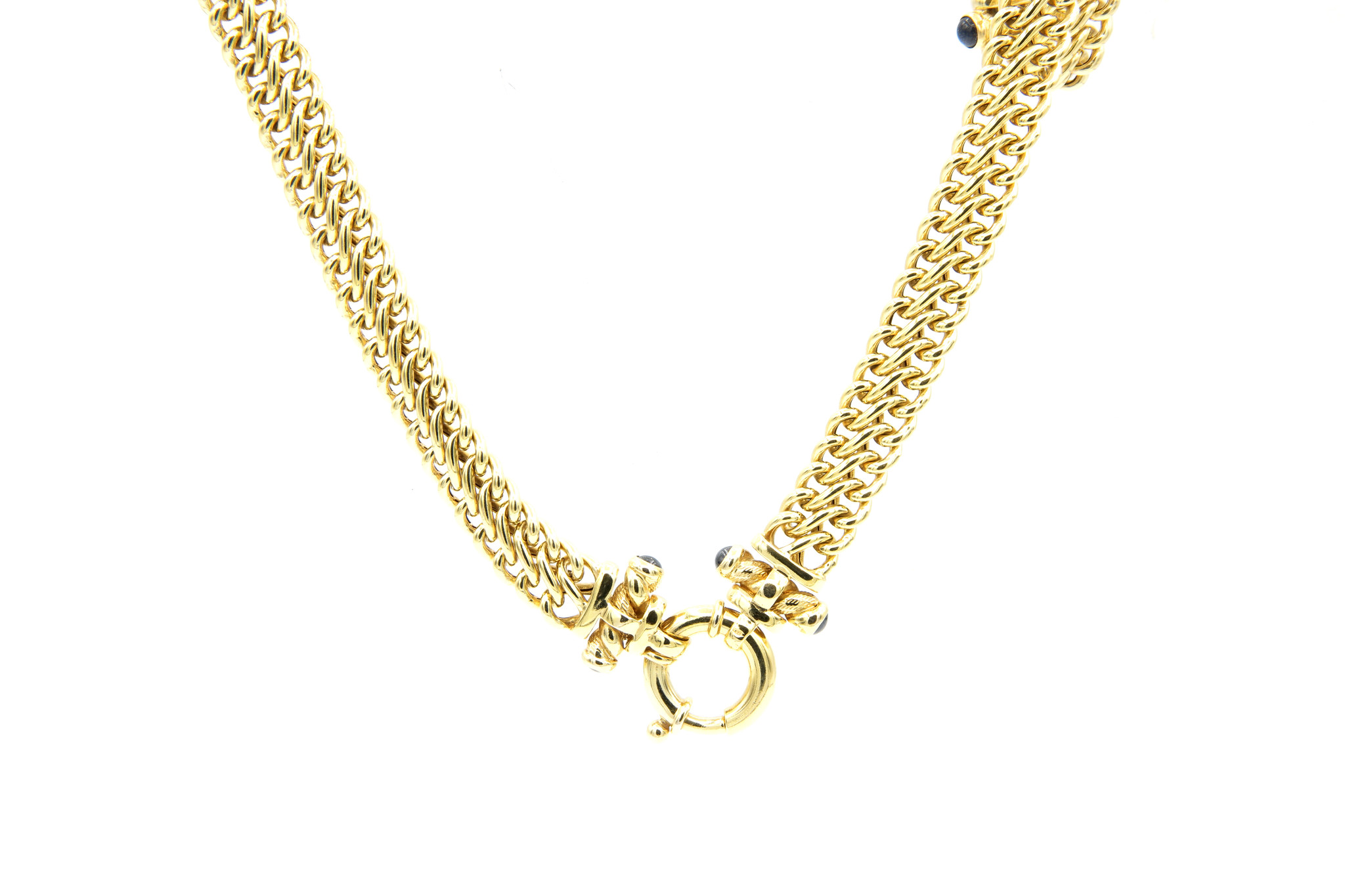 Ketting collier met 3 laagjes-6