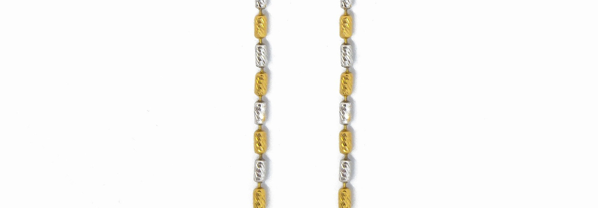 Ketting fantasieschakel bicolor