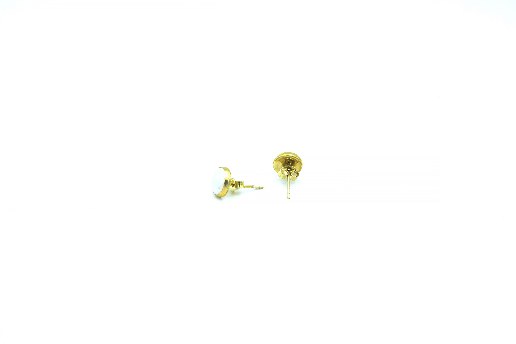 Oorbellen stekers met Gilson opaal-3