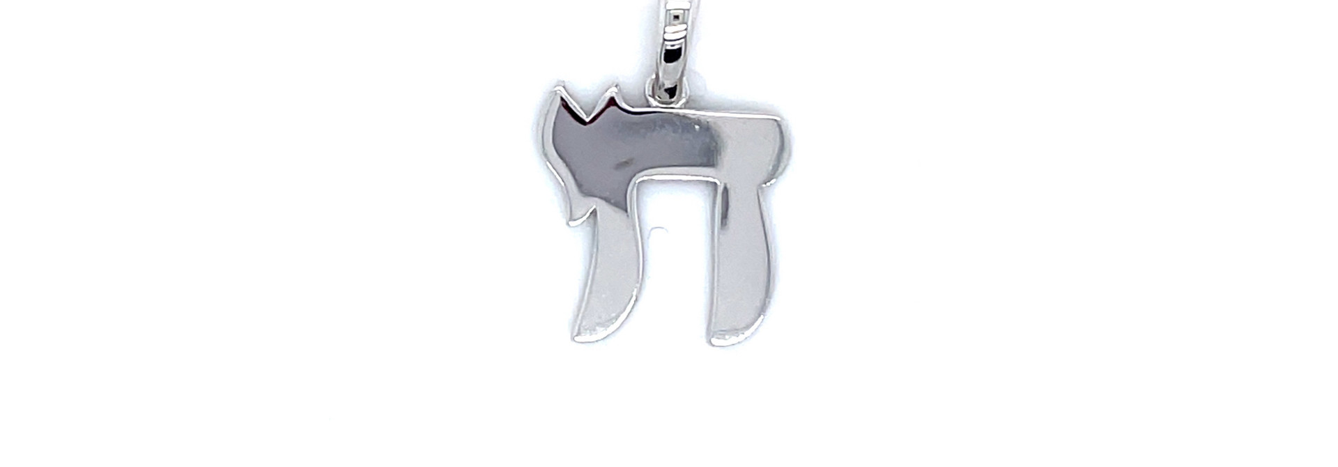Hanger Pi-teken witgoud