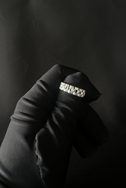"Roleks" ring zilver smal