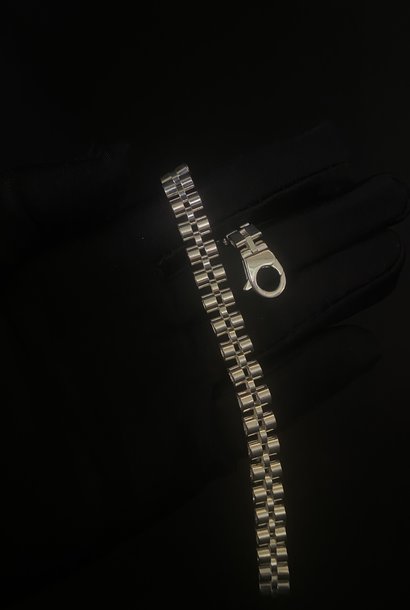 "Roleks" armband zilver 8 mm