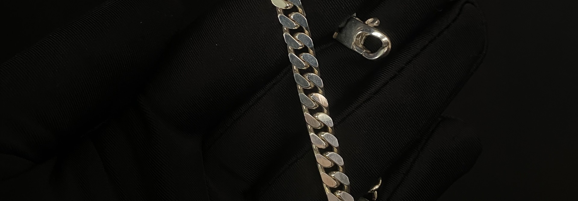 Armband zilver cuban link