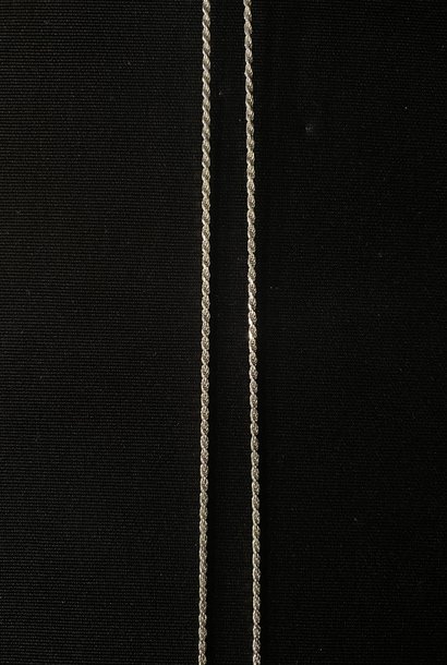 Rope chain massief zilver 1.5 mm