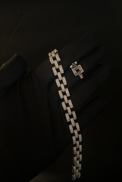 "Roleks" armband stenen 10 mm