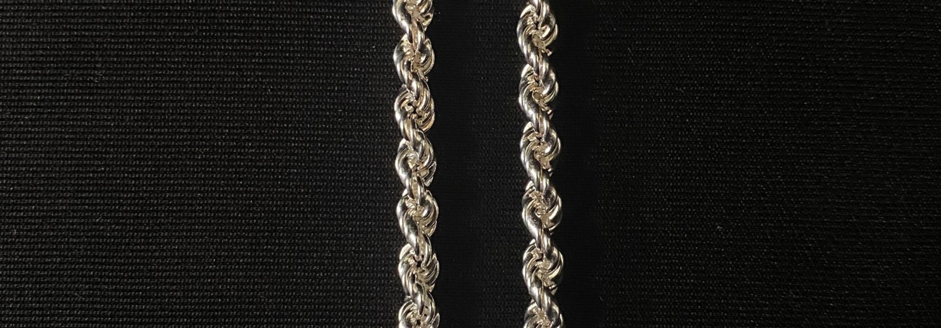 Rope chain massief zilver 3.5 mm