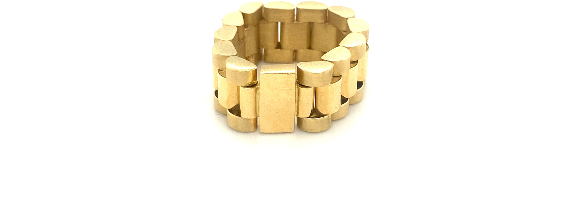 Ring flexibele Roleksschakel bezet met en zonder zirkonia's