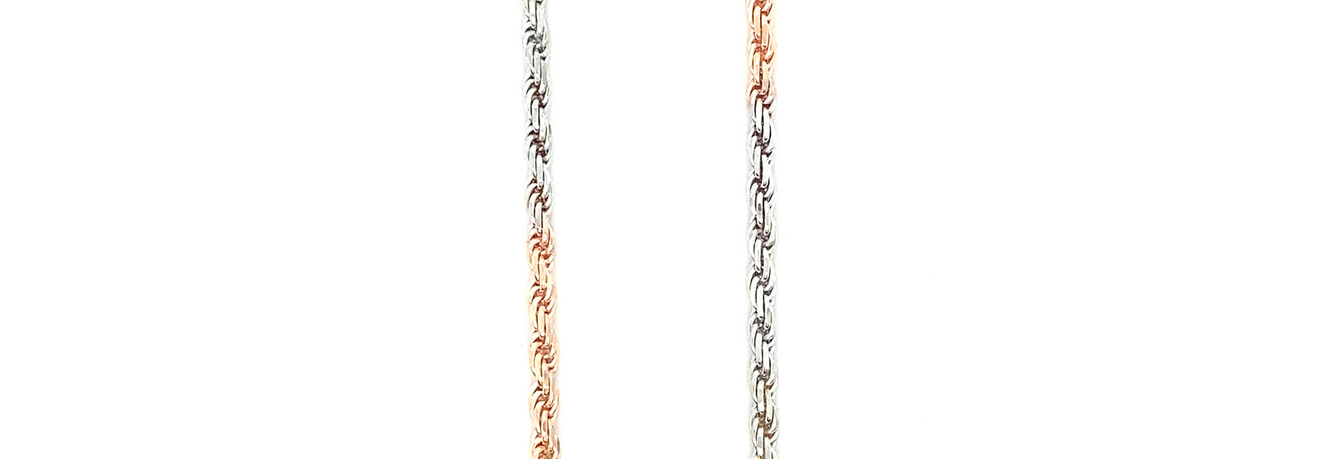 Rope chain tricolor 2 mm