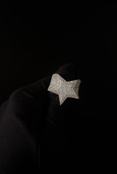 "Starry" ring zilver
