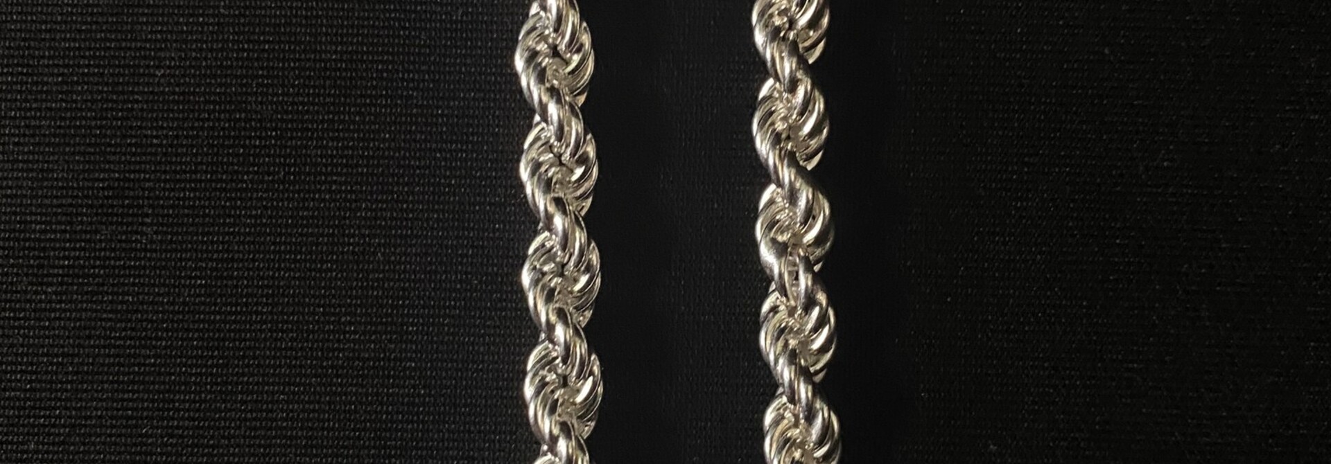 Rope chain zilver 6 mm