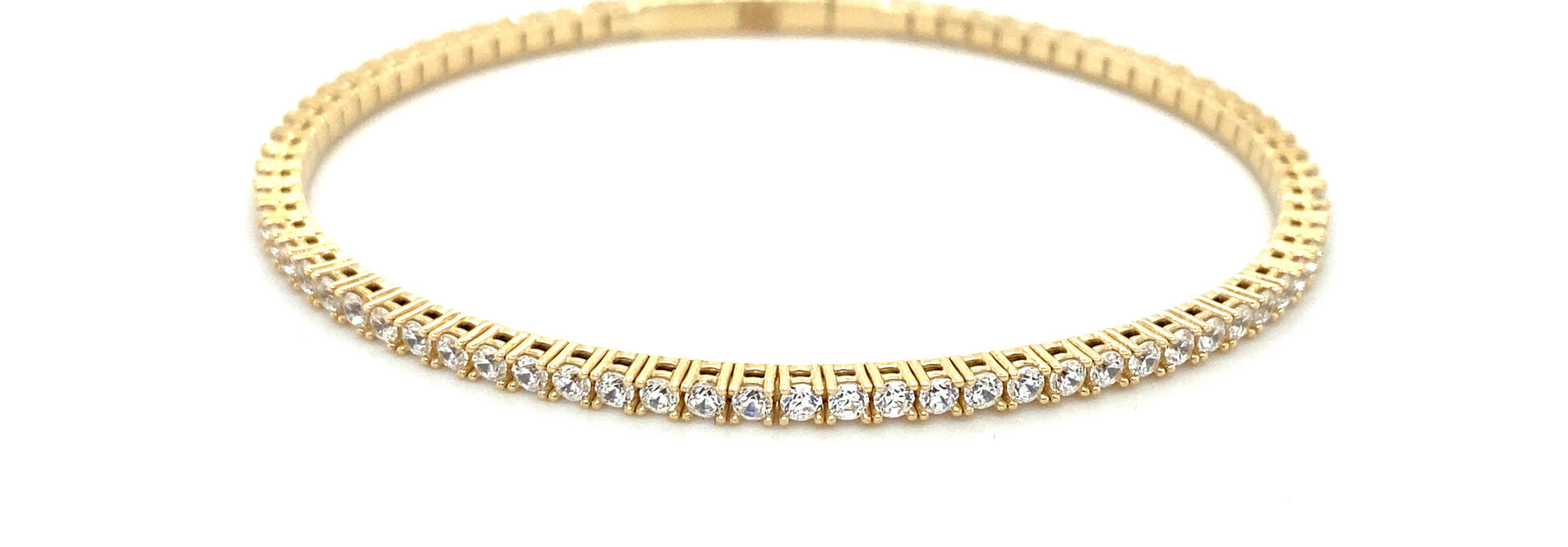 Armband semi-vaste tennisschakel