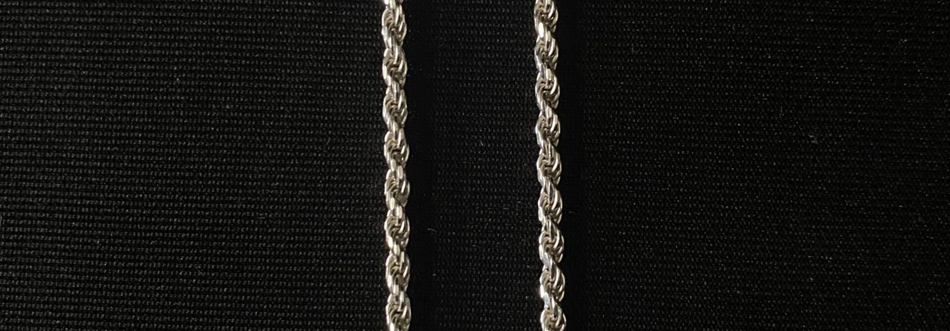 Rope chain massief zilver 2.3 mm