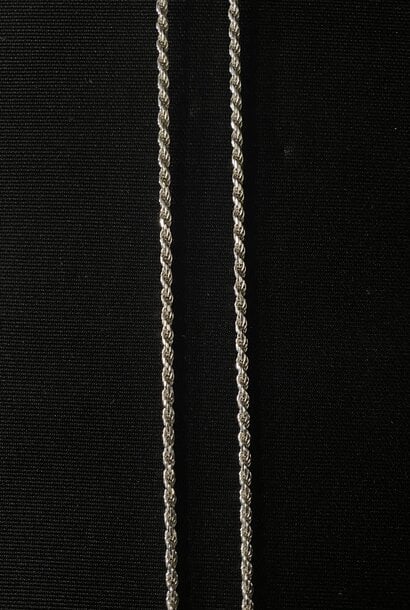 Rope chain massief zilver 2.3 mm