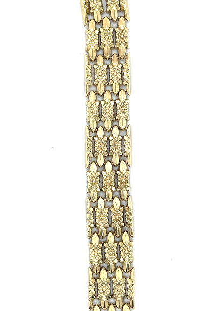 "Lisboa" armband met bloemmotief