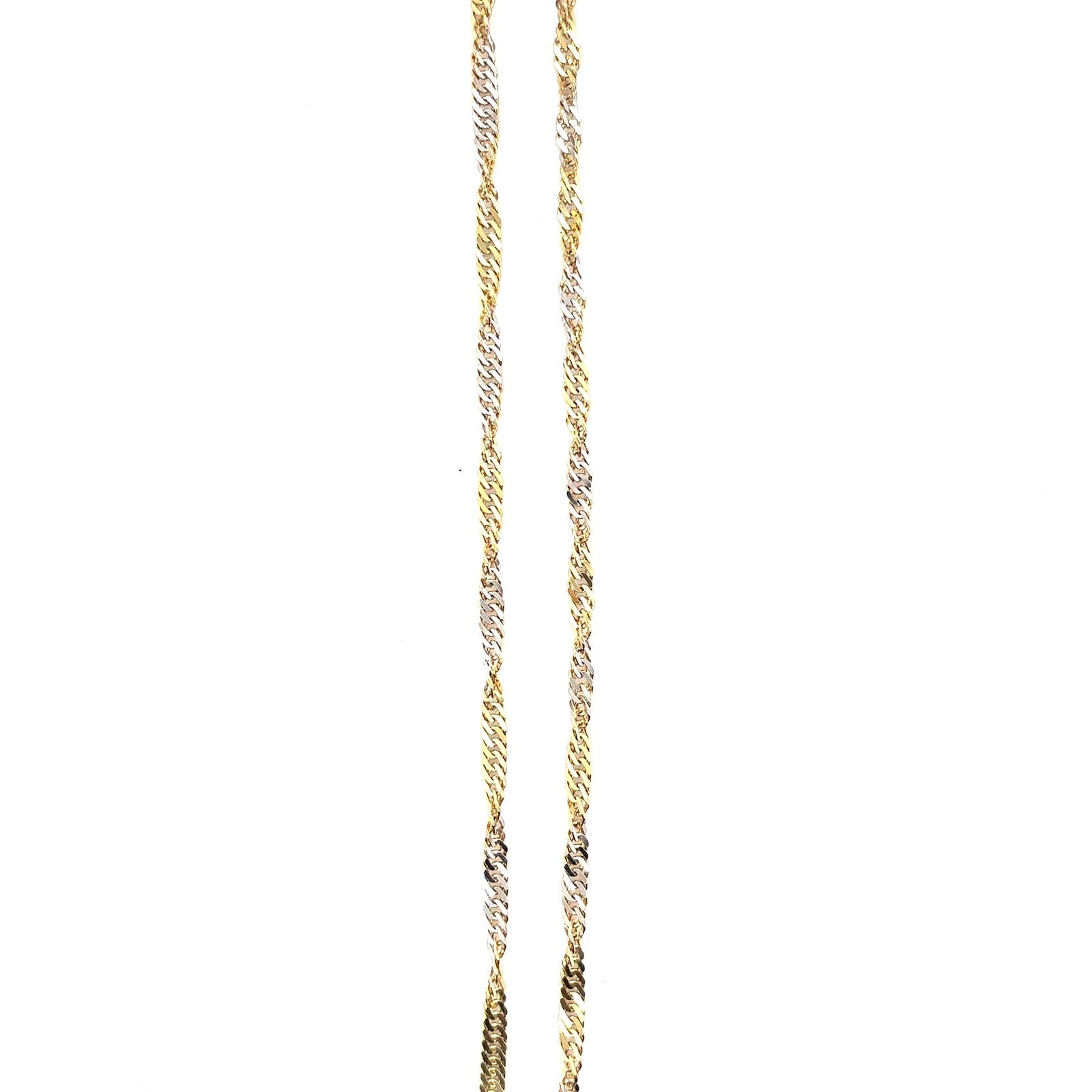 Ketting Singaporeschakel bicolor-1