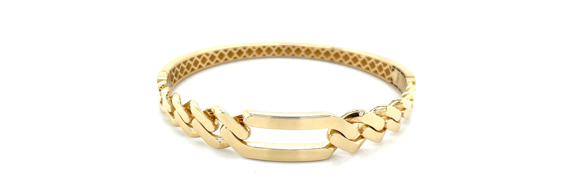 Armband vaste band Cuban link