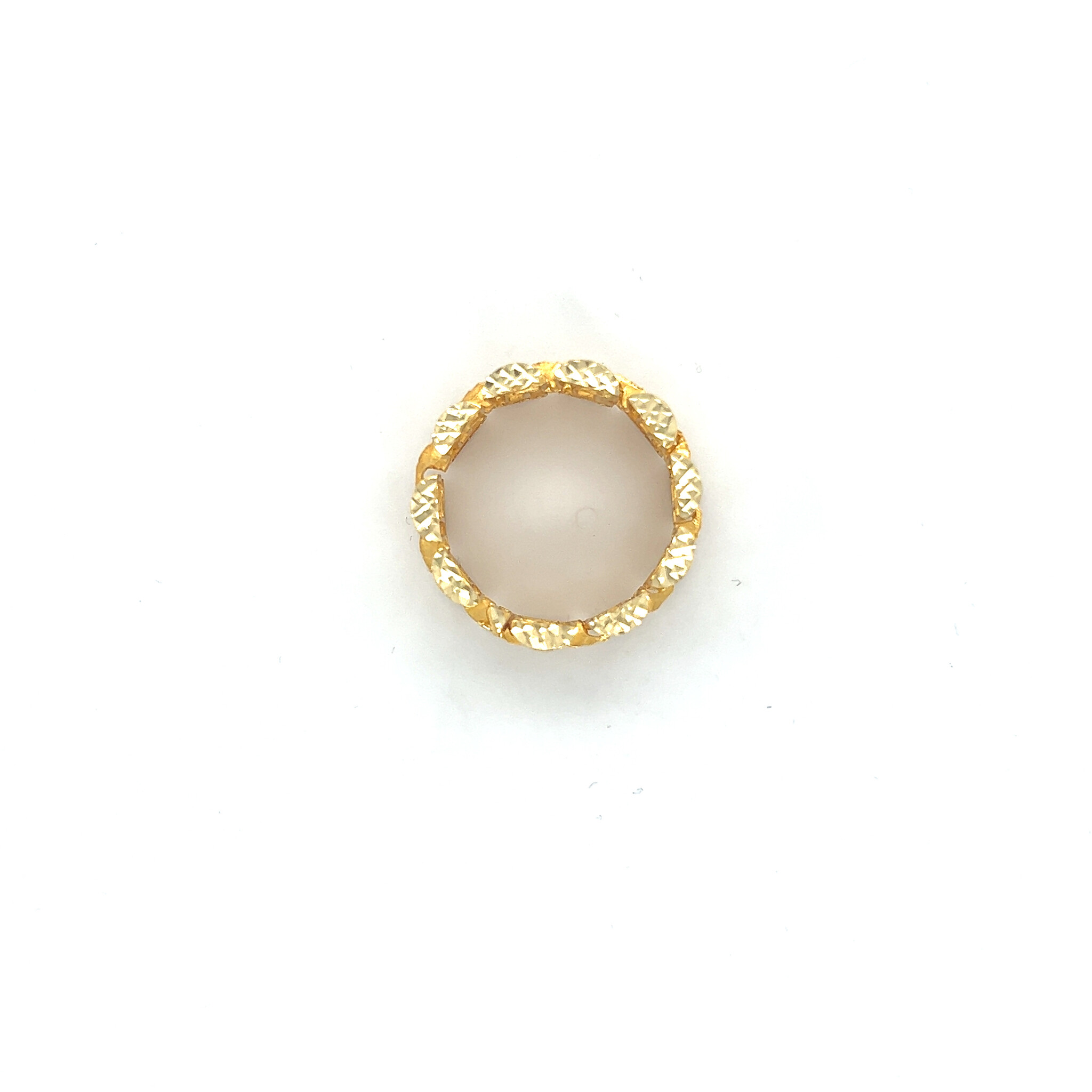 Ring brede rolexschakel diamond cut-2