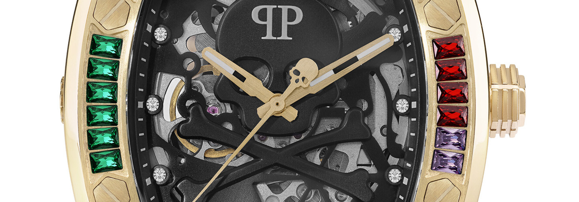 Horloge Philipp Plein The Skeleton Baguettes