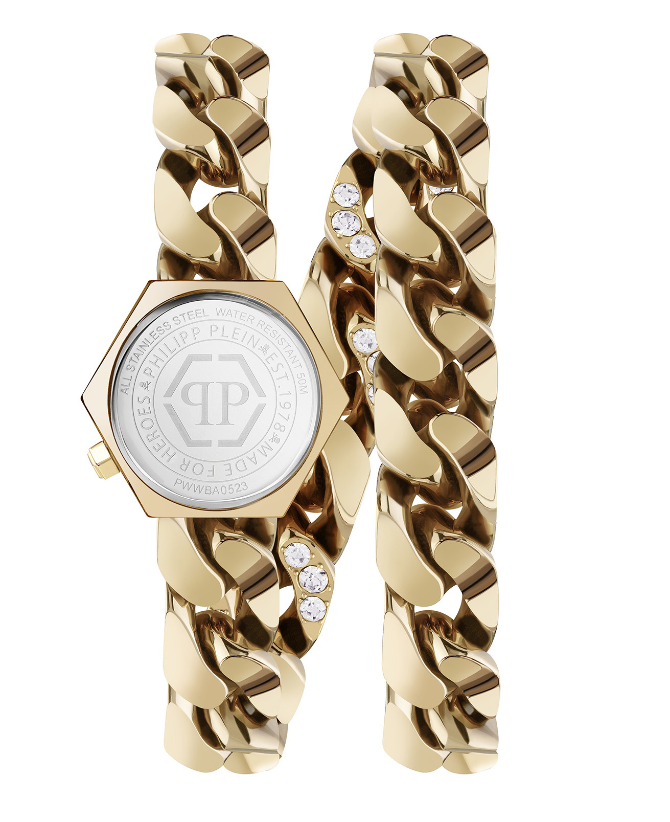 Horloge Philipp Plein The Hexagon Gourmette-5