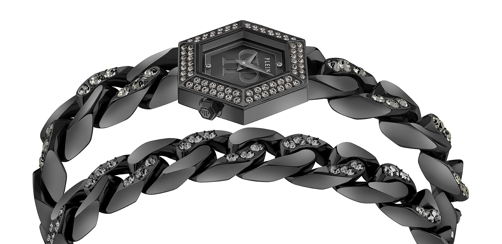Horloge Philipp Plein The Hexagon Gourmette-8