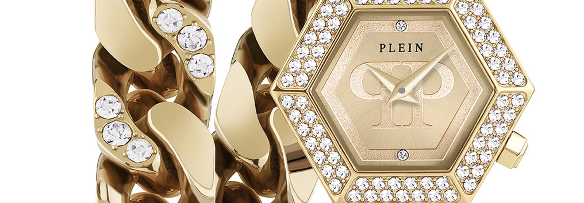 Horloge Philipp Plein The Hexagon Gourmette