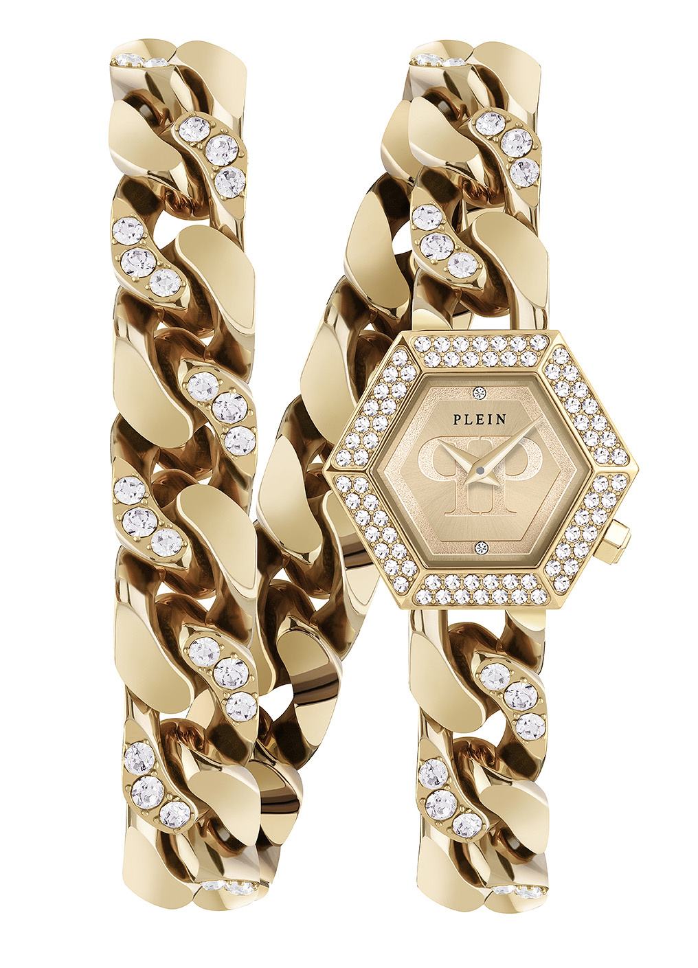 Horloge Philipp Plein The Hexagon Gourmette-1