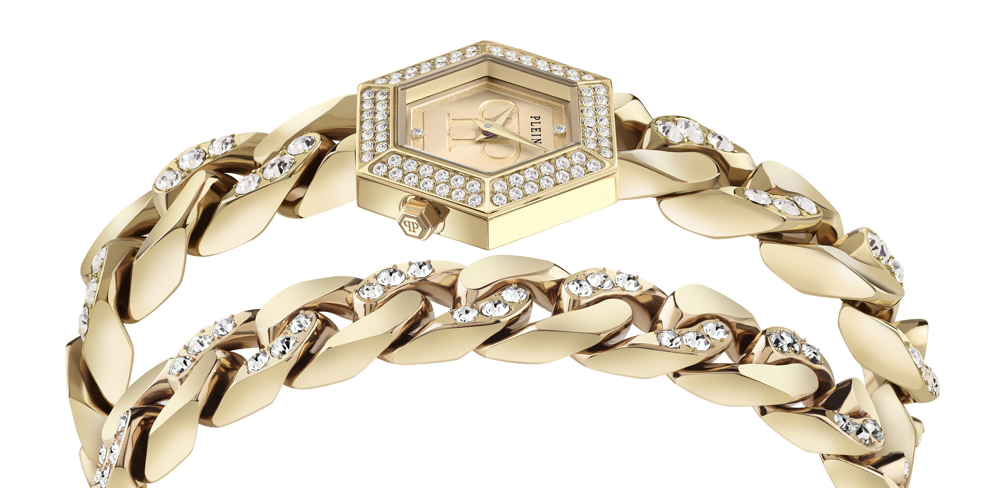 Horloge Philipp Plein The Hexagon Gourmette-3