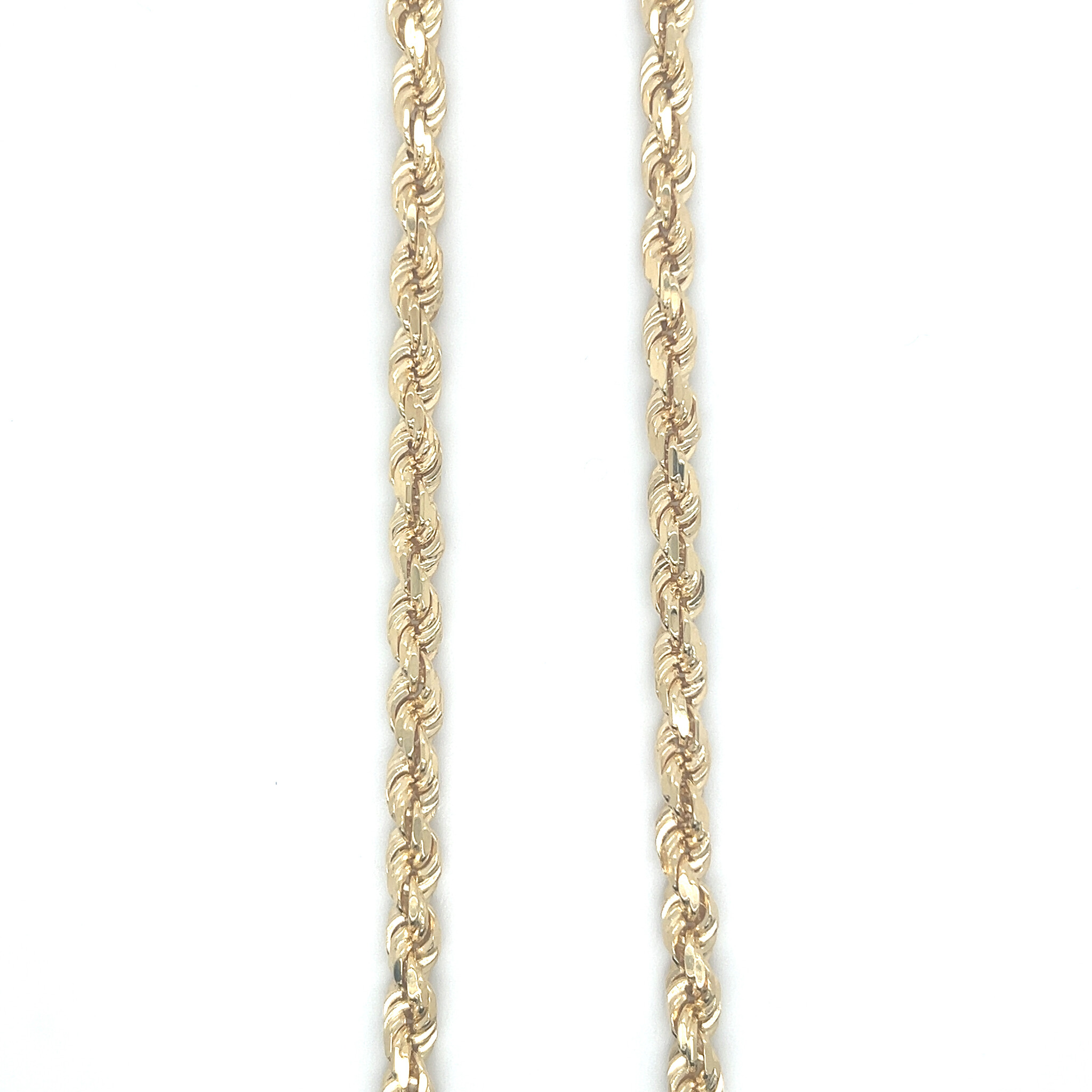 Rope chain Nederlands goud massief 4.5 mm-2