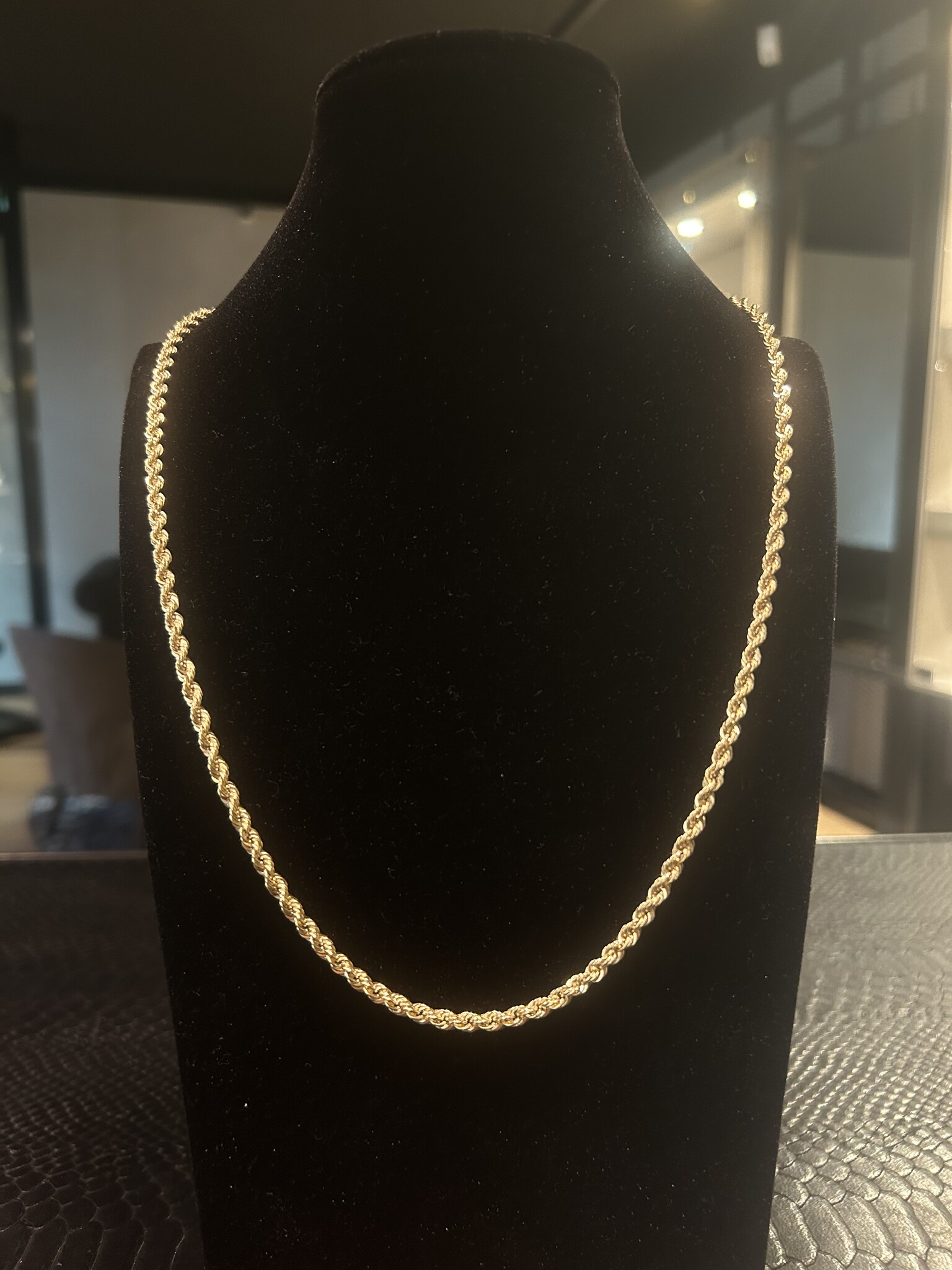 Rope chain Nederlands goud 3.5 mm-2