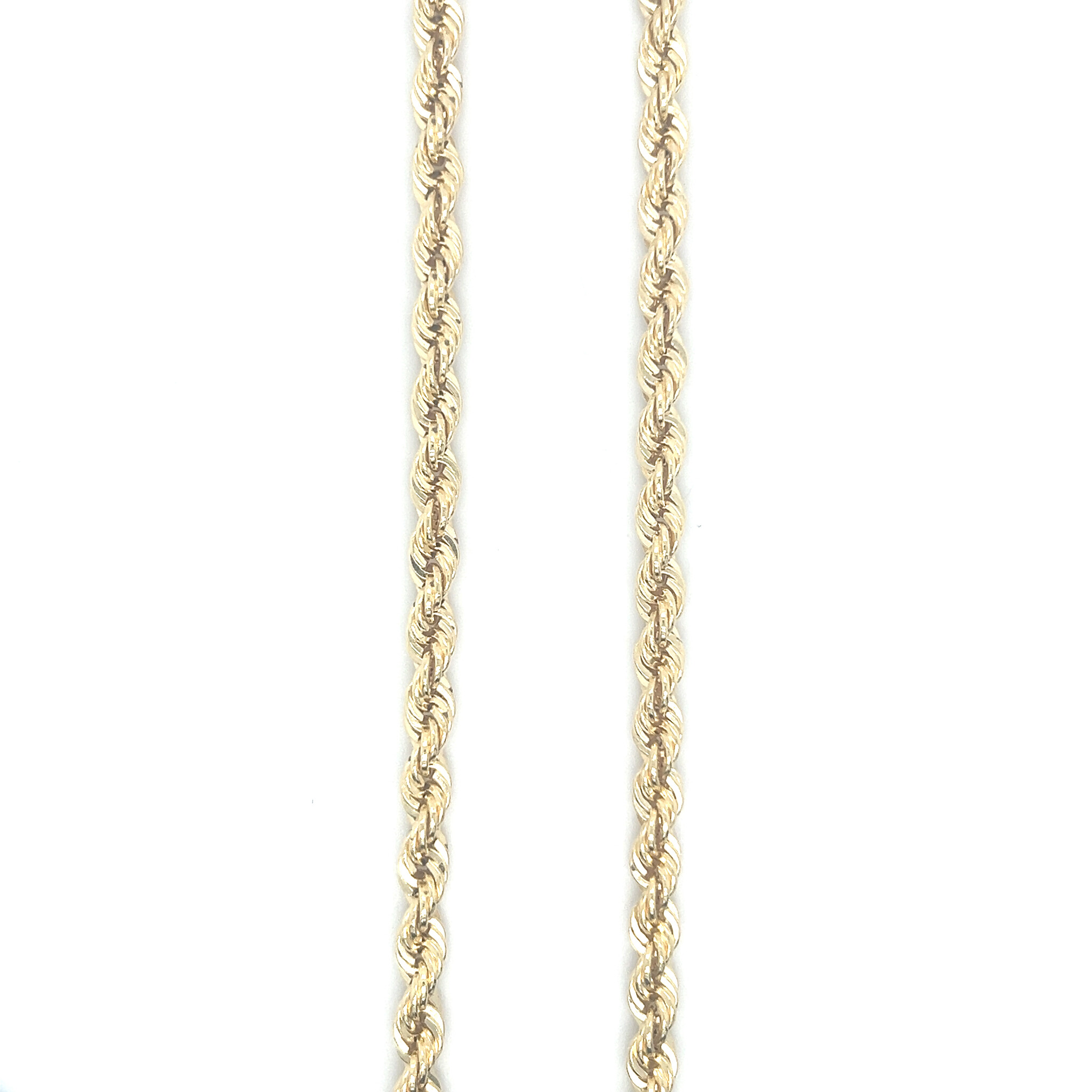 Rope chain Nederlands goud 4 mm-1
